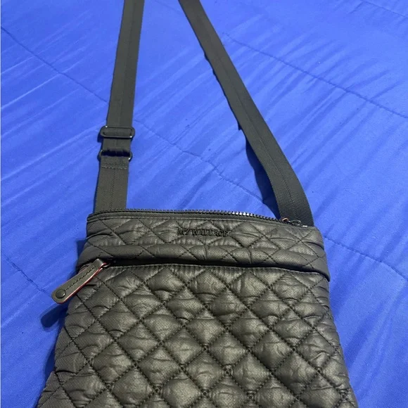 Vera Bradley Black Quilted Crossbody Bag - Picture 1 of 6